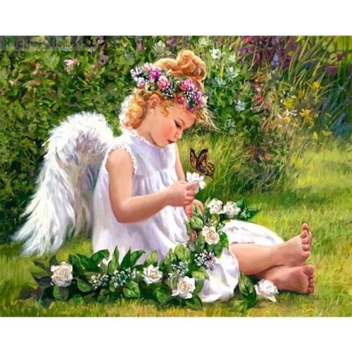 Diamond Embroidery Diy Diamond Painting Cross Stitch Kits Diamond Mosaic Little angel Full Square Diamond Embroide RS120