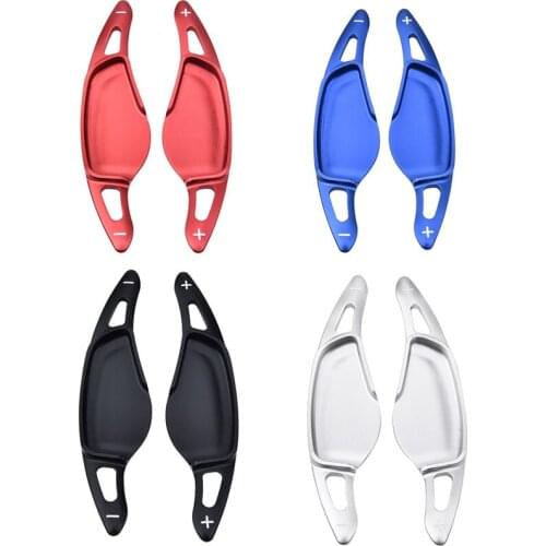 Pair Aluminum Car Steering Wheel Shift Paddle Shifter Extension Decor For BMW 5 Series G30 G38 7 Series G11 G12 X4 F26 M5 F90