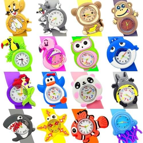 Free Shipping 30 Styles Children Watch Baby Toy Kids Bracelet Watches for 2-9 Years Old Kid Girl Boy Birthday Gift Student Clock