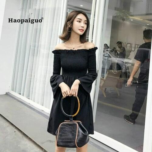 Модные платья-трапеции Haopaiguo China At AliExpress