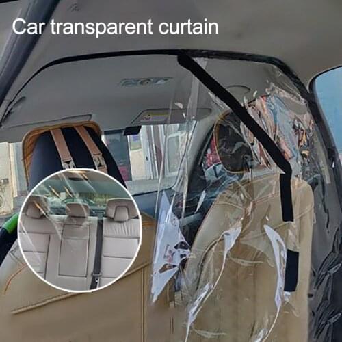 Car Taxi Isolation Film Full Surround Protective Cover,Separate front and rear rows ,isolate protect driver and guest