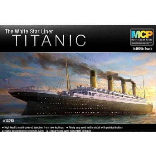 ACADEMY 14215 1/400 Scale The White Star Liner TITANIC Plastic Model Building Kit