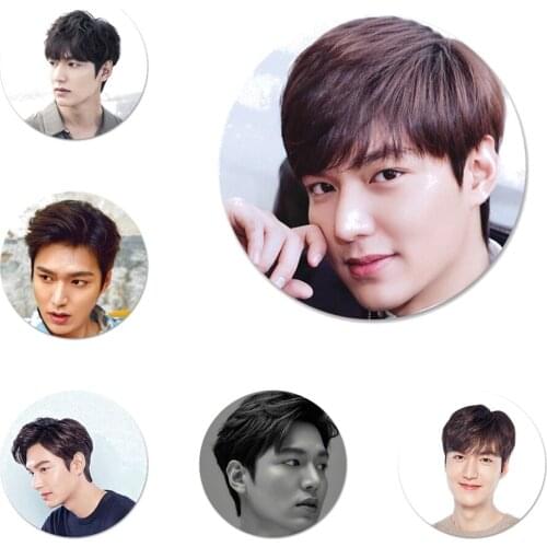 Korea Lee Min Ho Icons Pins Badge Decoration Brooches Metal Badges For Clothes Backpack Decoration 58mm