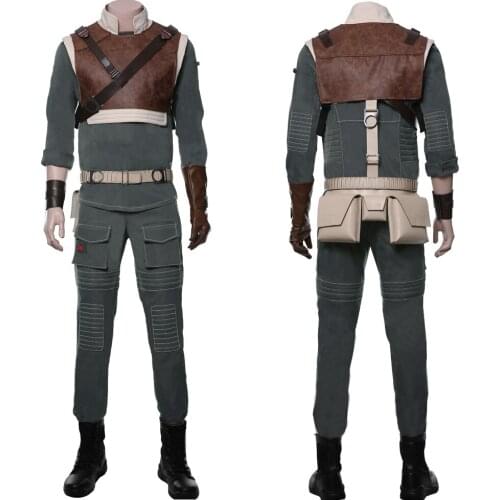 Star Coaplay Wars Jedi Fallen Order Costume Cal Kestis Cosplay Costume Men Outfit Halloween Carnival Costume