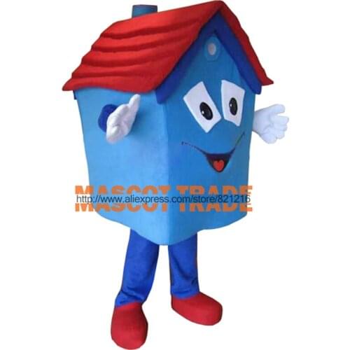 Cosplay costumes House Real Tors Open House Event Halloween Mascot Costume Adult Mascot Costume Adult Fancy Dress Cartoon