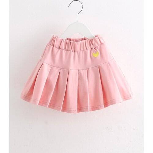 Soft Mori Black Solid Color Cotton Skirt Summer Harajuku White Cute Pink Pleated Mini Tennis Girls Skirts Polleras Skirt BW50DR