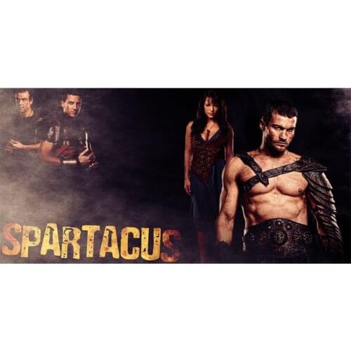 Custom 70x140cm Bath Towel Spartacus Blood and Sand Large Soft Absorbent Bamboo Fiber Sport Swimming Gym Travel Beach Towel