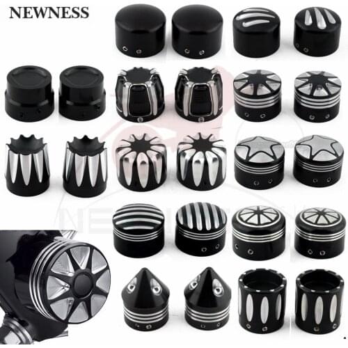 Front Axle Nut Cover Cap Bolt for Harley Touring Softail Road King FLTR FLHT FLHRC Street Electra Tri Glide Sportster Dyna V-Rod