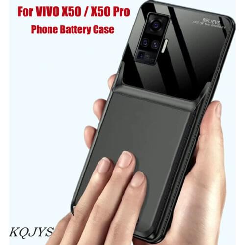 KQJYS 6000mAh Battery Charger Cases for VIVO X50 Battery Case Portable Power Bank Charging Case For VIVO X50 Pro Power Case