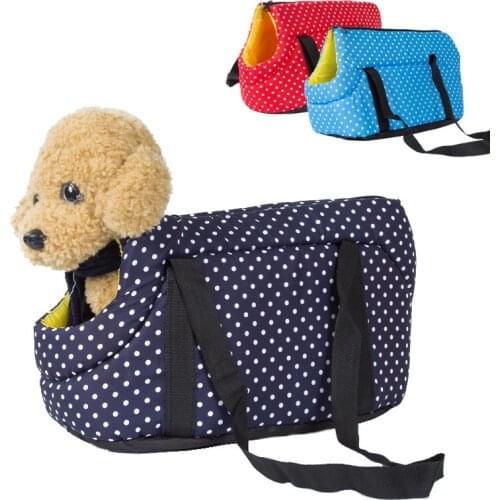 Dot Print Dog Backpack Small Dog Comfortable Soft Cat Bag Outdoor Trekking Bag Shoulder Bag Mochila Perro
