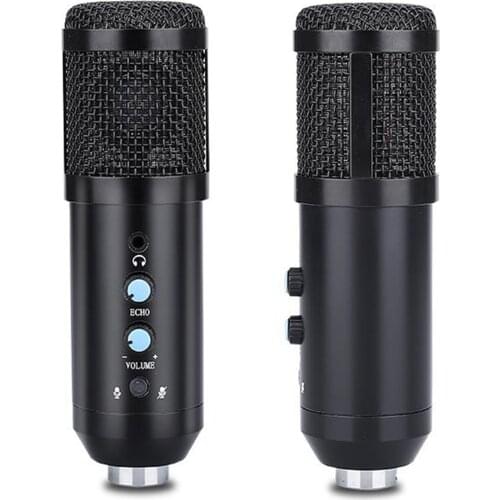 Upgraded USB Condenser Microphone Set for PC Laptop Studio Live, Plug & Play