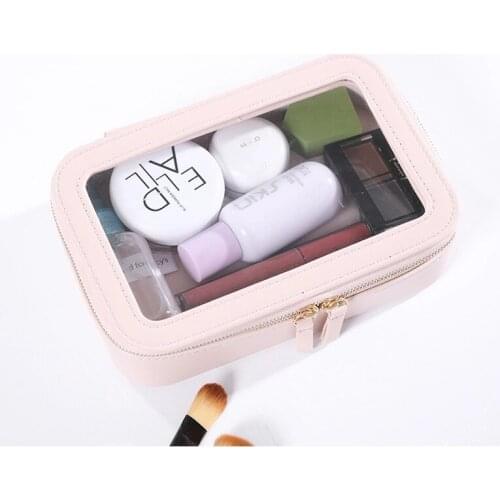 Waterproof Transparent Travel Large Capacity Portable Wash Storage Cosmetic Make Up Bag