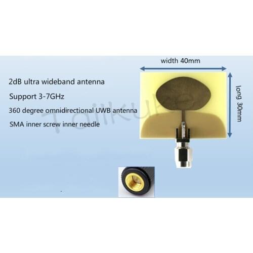 3.5GHz-6.5GHz UWB omnidirectional antenna