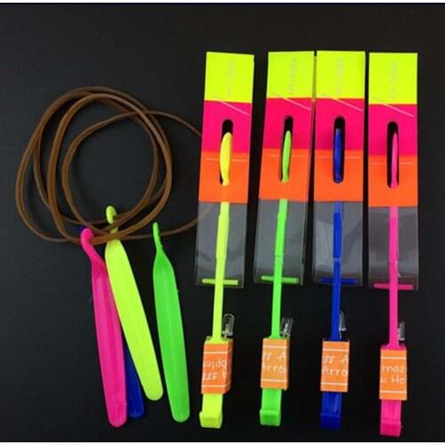 Funny Luminous Slingshot Flying Arrow LED Light Up Flashing Dragonfly Glow for Kids Party Toys Gift To Brighten The Sky