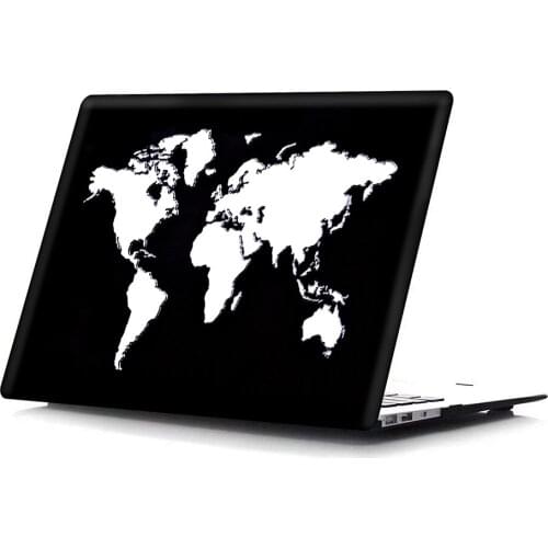 Laptop Case Protective Cover Snap on Case Compatible for 13(2018-2020) 13(2010-2017) Pro 13.3'' (2016-2019) World Map