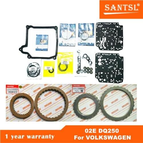 02E DQ250 Transmission Master Rebuild Kit Overhaul Seals For VOLKSWAGEN