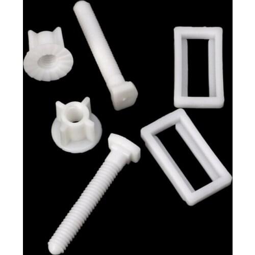 1 Pair Toilet Seat Hinge Bolts Screw Fixing Fitting Kit Toilet Seat Repair Tool