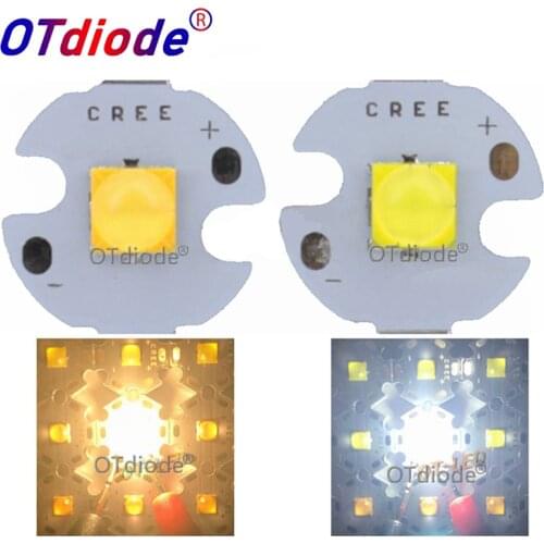 1PCS 10W 12V 1A tdled Ceramic 5050 Cold White Warm White High Power LED Emitter Diode instead of CREE XML XM-L T6 LED for DIY