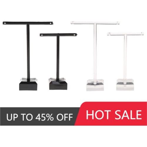 2 Pcs/Set Earrings Shelf Jewelry Display Rack T Shape Stand Show Charms Universal European Style Earrings Display Jewelry Hanger