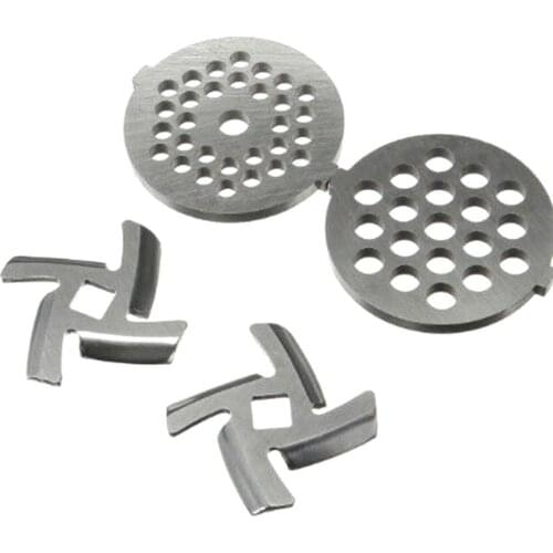4Pcs/set Meat Grinder Household Steel Alloy Meat Chopper Grinding Spare Part Accessories for Quick Meat Mince Kitchen Tools