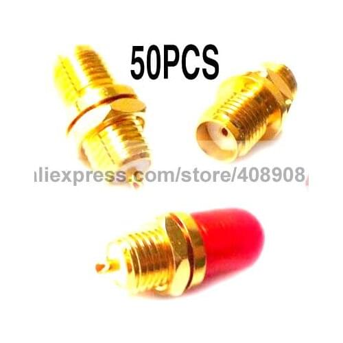 50pcs SMA Female Sockets Front Mount Connector Solder