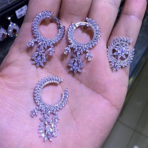 Cp194 Luxury Designer Fashion Jewelry zirconia star shape paa