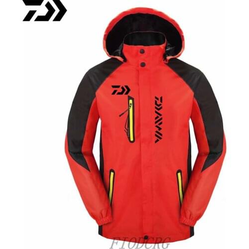 Daiwa Female&male Fishing Windbreaker Outdoor Jacket Water Resistant Climbing Camping Hiking Coat Trekking Fishing Jackets