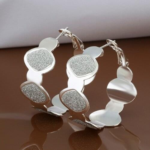 Hot Sale!!Free Shipping 925 Silver Earring,Fashion Sterling Silver Jewelry New Style Earrings SMTE467