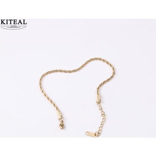 KITEAL Hot selling Gold Vermeil Girlfriend womens bracelets circular and rope bracelets & bangles jewelry accessories