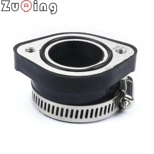 Motorcycle Carburetor Rubber Adapter Inlet Intake Pipe For MIKUNI VM24 OKO KOSO PE28&30mm Pit Dirt Bike ATV