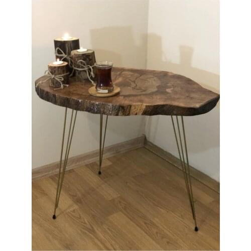 Yenş model kğtğk model Special Design Natural Oak Tree Medium Coffee Table