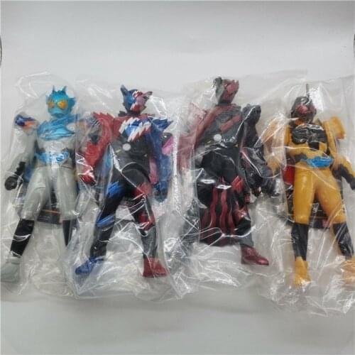 17cm Bandai Anime Kamen Masked Rider Build Rabbit Phoenix Jelly Dragon Morphology PVC Collection Dolls Action Figures Model Toy