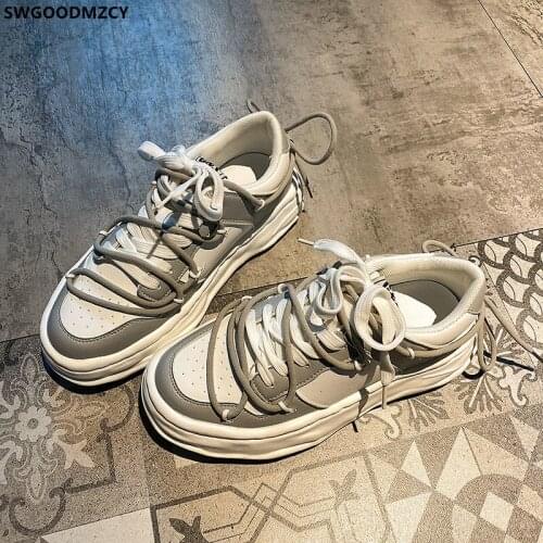 Leather Casual Shoes Platform Sneakers Running Shoes for Women Baskets Femme Sneakers Ladies Trainers Sneakers Women Luxury