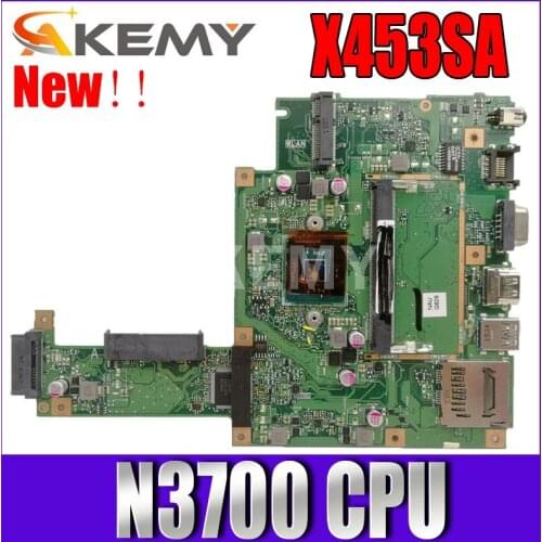 Akmey 90NB0A70-R01200 X453SA motherboard For Asus X453SA X453S X453 F453S laptop motherboard original notebook N3700 motherboard