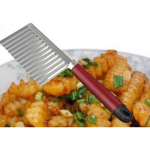 Multipurpose French Fries Cutter Stainless Steel Potato Chips Cutter Household Kitchen Vegetable Knives Tool