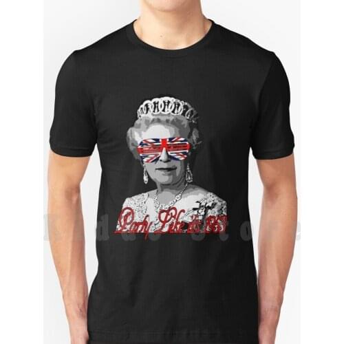 Queen Elizabeth Ii T Shirt Men Cotton Cotton S-6Xl British Swag Monarch Queen Elizabeth Ii Elizabeth 2 London British Crown