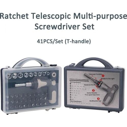 41 In 1 Professional Multi Screwdriver Set Ratchet Telescopic Wrench Socket Screwdriver Set Phone/Car Repair Combination Tools
