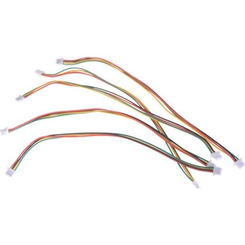 New 5Pcs/lot Mini Micro SH 1.0mm 4-Pin JST Double Connector Plug Wires Cables 150MM