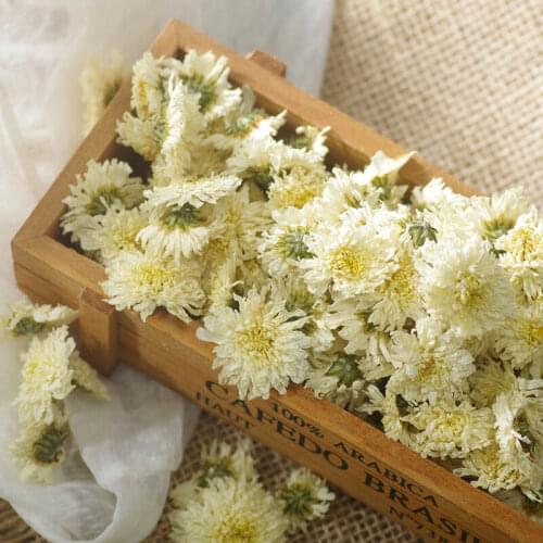 Organic Premium HuangShan White Tribute Chrysanthemum CHa 500g