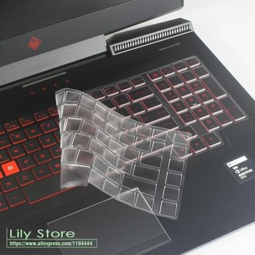 17 inch Thin Waterproof TPU Gameing Laptop Keyboard Protector Cover for HP 17.3'' Omen 17-an013tx 17-an014tx Plus GTX1060 RX580