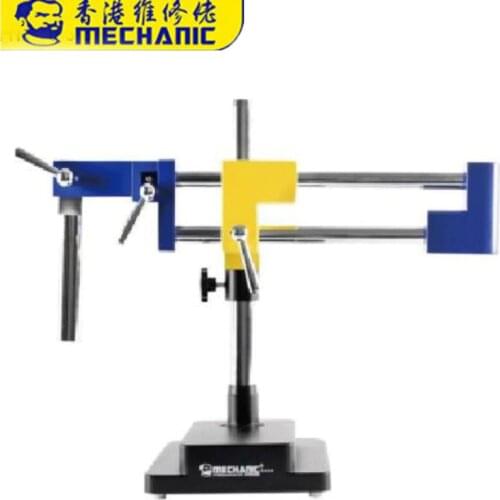 MECHANIC Universal Use Base Strong Flexible Trinocular Double Arm Base For Stereo Zoom Microscope Stage Microscopio Accessories