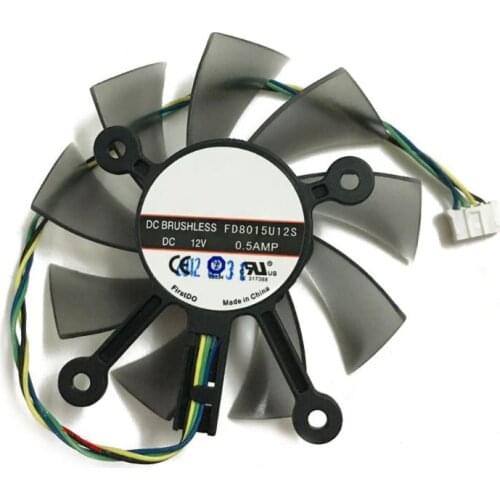 2021 New 75MM FD8015U12S DC12V 0.5AMP 4PIN Cooler Fan For GTX 560 GTX550Ti HD7850 Graphics Video Card Cooling Fans