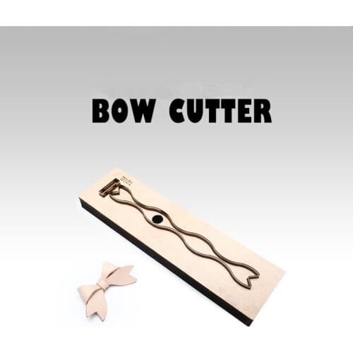 Japan Steel Blade Rule Die Cut Steel Punch Bow knot Tie Cutting Mold Wood Dies for Leather Cutter for Leather Crafts
