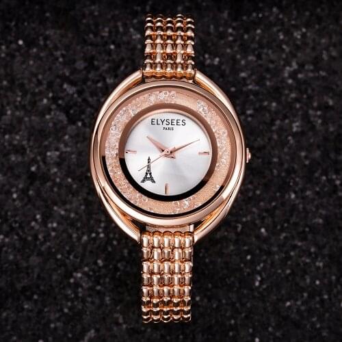 Ladies Stainless Steel Bracelet Watch Hodinky Women Fashion Casual Rose Gold Watch Gift Saats Drop Shipping Montre Femme 2020