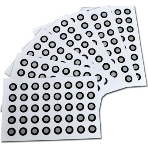 1000 Points Creaform Handheld 3D Scanner Fluorescent Marks Reusable Marks inner ring 6mm outer ring 10mm