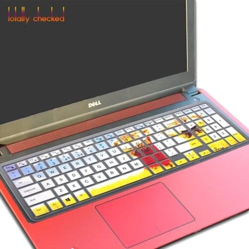 15.6 inch Silicone Keyboard Skin Cover for Dell G3 15 G3579 G3779 / G5 15 G5587 / G7 15 7588 Game laptop 15-5570 5575 5577