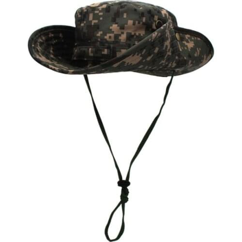 2021 Hat Military Camouflage Bucket Hats Army Hunting Outdoor Hiking Fishing Sun Protector Fisherman Cap Tactical Men
