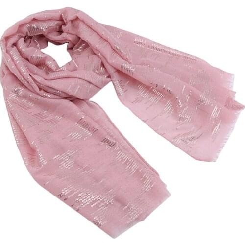 2021 Fashion Plain Navy Blue Sequin Plaid Tassel Viscose Shawl Scarf Autumn Warm Wrap Pashmina Sjaal Muslim Hijab Snood 185*80Cm