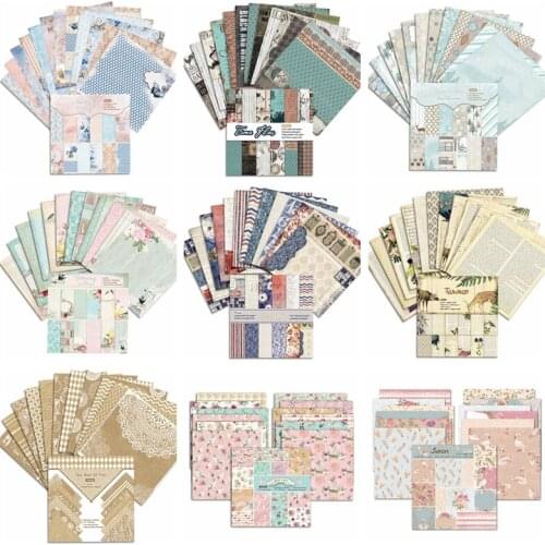 24 sheets/set 6*6 inch Pattern Paper Pad Cardstock For DIY Scrapbooking Decorative Album Background Making Tool 2020 Hot Sale