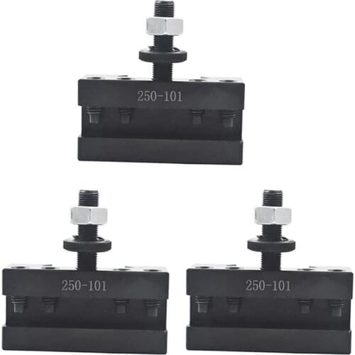 3PCS Quick Change Turning and Facing Holder 250-101 for Lathe Tool Post Holder